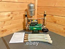 Fully Serviced Stuart Turner Monsoon 3 Bar Negative Twin Shower Pump & Warranty