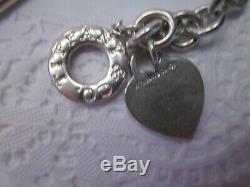 GORGEOUS GIFT GenuineTIFFANY & CoHeart Tag Necklace T-Bar Fastener