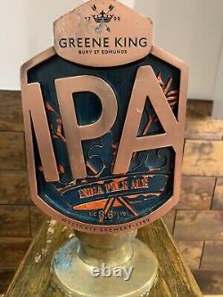 GREEN KING IPA Beer Pump / Bar/ Pub / Mancave / Garden Bar Stunning