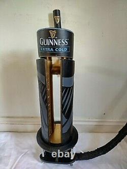 GUINNESS EXTRA COLD Metal BEER Ale PUMP Breweriana HOME BAR Tap