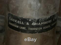 Gaskell & Chambers Ale Beer Hand Pump Man Cave Item Home Bar Garden Brass