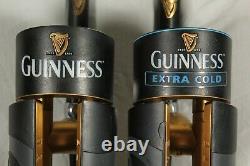Guinness Dual Beer Pump Tap Extra Cold Double Font for Home Bar Mancave Pub RARE