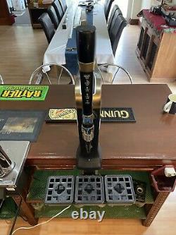 Guinness Harp Beer Bar, Pull Pump. Man cave, pub/ Light Up