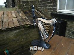 Guinness Harp bar font /beer pump with drip tray, home bar, mancave, pub