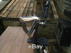 Guinness Harp bar font /beer pump with drip tray, home bar, mancave, pub