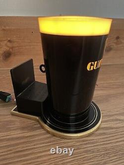 Guinness Illuminated Bar Top Pub Pump Font Sign Advertising Light Rare STUNNING