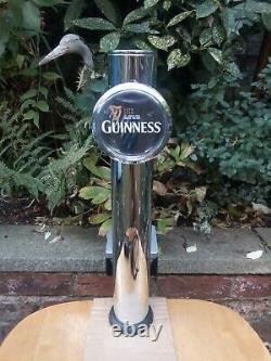 Guinness Surger Beer Font Tap Pump Porta Chrome Light Clamp Pub Home Bar Mancave