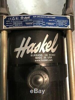 Haskel Air Driven Liquid Hydraulic Pump 75,000 psi / 5172 Bar DXHF-903