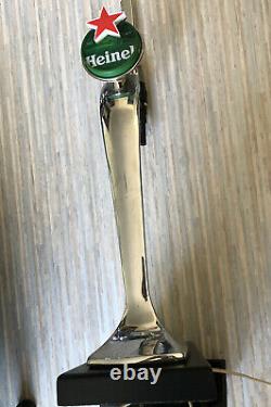 Heineken Chrome Beer Font / Pump. For Home Bar, Mancave, pub (Celli)