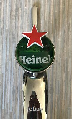Heineken Chrome Beer Font / Pump. For Home Bar, Mancave, pub (Celli)