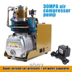 High Pressure 300Bar Air Compressor Pump Auto Stop Paintball Airgun