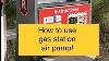 How To Use Gas Station Air Pump