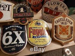 Huge collection of 20x Pub Bar Beer engine Pump Clips Job Lot, Bundle, all Metal