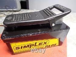 Hydraulic foor pump air powered Simplex PA95 3L 700bar H18N7594