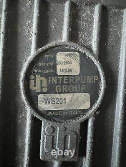 Interpump pressure washer pump 400v bar-psi 200/2900 WS201 Made in Italy