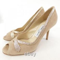 Jimmy Choo 36.5 open toe pumps heigh heels party dress bar date casual shoes