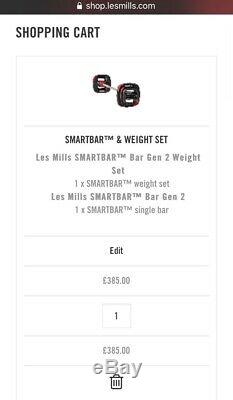 Les Mills Body Pump Smart Bar And Sets Of Weights (17kg)