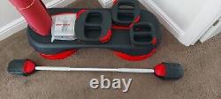 Les mills body pump equipment smart bar and step with weights, mat and smartband