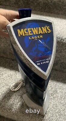 Mcewans lager vintage beer pump Breweriana Man Cave Pub