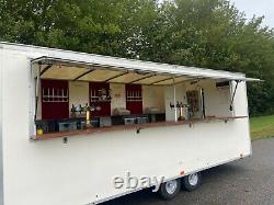 Mobile Bar Box Trailer Catering Double Axel Trailer With Draft Beer Pumps & More