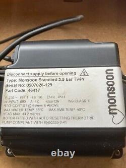 Monsoon Standard 3.5 Bar Twin Water Pump 46417