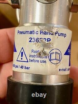 Nice Transcat 600psi 40 Bar Pneumatic Hand Pump Model 23622P