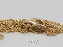 Pandora Gold Chain Necklace 14k Yellow Gold Cable 550110-42
