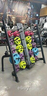 Physical body pump Plates bars clips / Rack. Commercial Gym Equipment