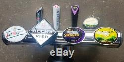 Pub Man-Cave Bar 4 Font Handle Taps Beers Lagers Ciders Bitters Pumps Dispensers