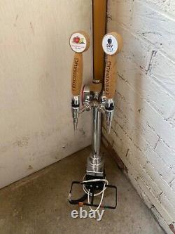 REKORDERLIG DOUBLE CIDER BAR TAP / PUMP. Ideal for home bar. Rare Double Tap