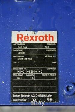 REXROTH Hydraulikaggregat Hydraulikpumpe 120 bar ABSKG-60AL9/VGF2-016/132S