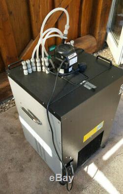 Remote Beer Cooler ECO 6 Line with flojet recirculating pump, man cave, bar
