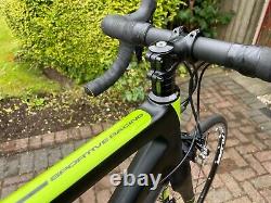 Ribble Sportive Carbon Road Racing Bike Black with Lime Green Trim