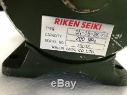 Riken Seiki ON-15-2K Air operated Pneumatic Hydraulic Pump 2000 Bar (1)
