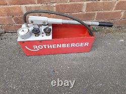 Rothenberger Pressure Test Pump RP50S Heating Pipe Water (0-60 bar) 60200