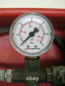 Rothenberger RP 30 RP30 6.1130 61130 0-30 Bar 440PSI Pressure Test Testing Pump