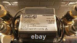 STUART TURNER MONSOON Model 46416 3.0 BAR TWIN BRASS SHOWER PUMP