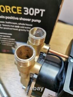 Salamander CT Force 30PT 3.0 Bar Twin Positive Shower Pump Spares Or Repair READ