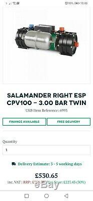 Salamander RP100TU Centrifugal 3.0 Bar Twin Negative Head Shower Pump