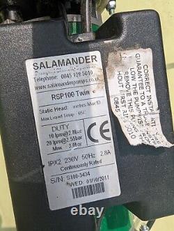 Salamander Shower Pump RSP100 Twin S100-3434 Pumped Systems