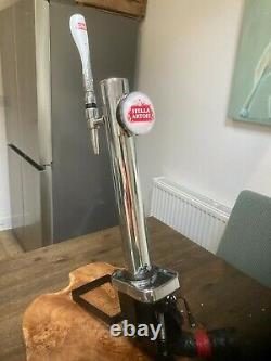 Stella Artois Single Chrome Beer Pump/bar font with light transformer included