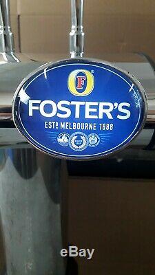Strongbow Dark Fruit, Foster's 2 Out T Bar Beer Pump Font Highline Chrome Taps