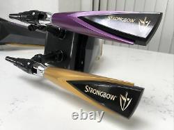 Strongbow Double DUAL FONT HARPER BOW Original & Dark Fruit Pump Badge DripTray