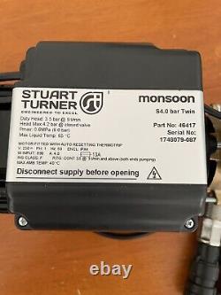Stuart Turner 46417 Monsoon Positive Twin 4.0 Bar Shower Pump