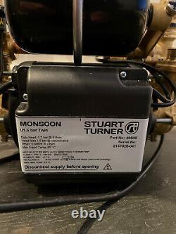 Stuart Turner Monsoon 1.5 Bar Twin Impeller Universal Whole House Pump 46505