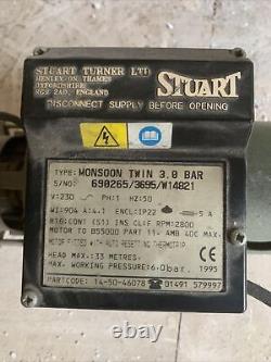 Stuart Turner Monsoon 3 Bar Positive Twin Shower Pump