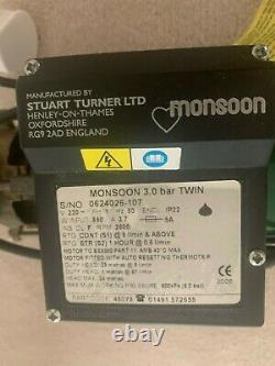 Stuart Turner Monsoon 3 Bar shower pump x 2 Spares Or Repair