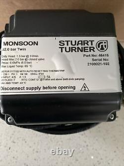 Stuart Turner Monsoon 46415 Standard 2.0 Bar Twin Pump and Hose's 2021
