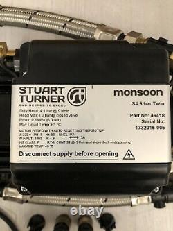 Stuart Turner Monsoon Shower Pump S4.5 Bar Twin Impeller Positive Head 46418