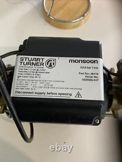 Stuart Turner Monsoon Standard 3 Bar Twin Pump 46416 and Hoses